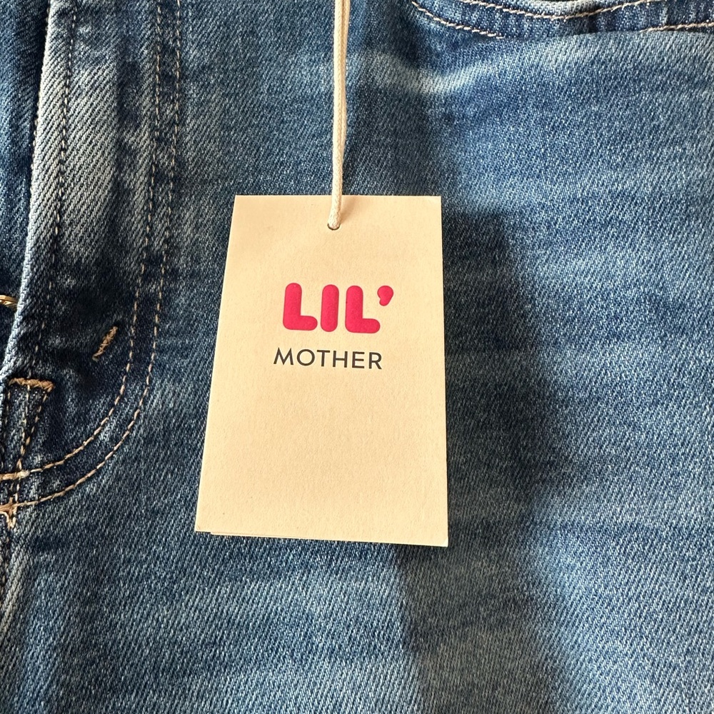 MOTHER LIL KICK IT Straight Leg Blue Jeans in BITCHIN’ SIZE 32! - Picture 12 of 13